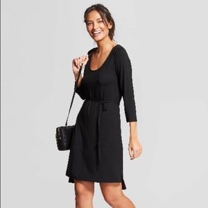 NWT WOMEN’S MODAL KNIT WRAP DRESS WITH TIE